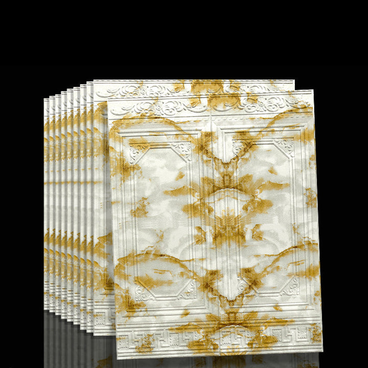 Vanntett 3D-veggpanel i moderne stil, skrell-og-lim, for innervegger