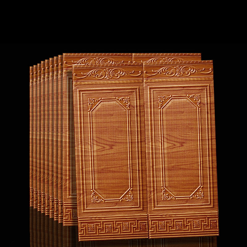 Vanntett 3D-veggpanel i moderne stil, skrell-og-lim, for innervegger
