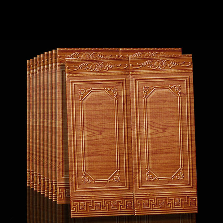 Vanntett 3D-veggpanel i moderne stil, skrell-og-lim, for innervegger