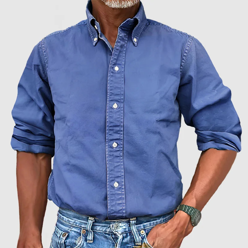 Classic long-sleeve men's shirt