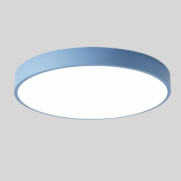 Rund Nordic Macaron-taklampe i tre