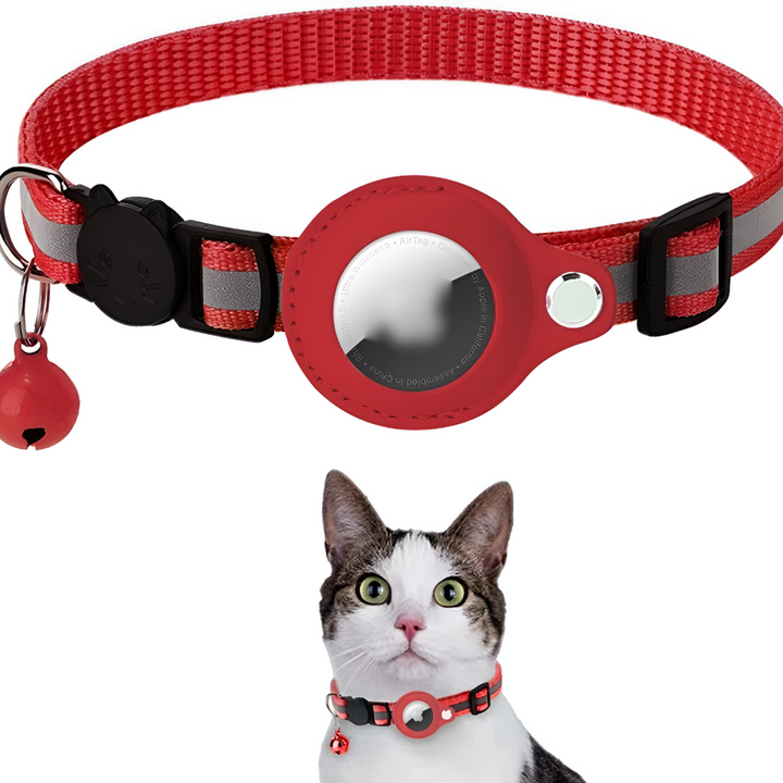 Katzen-GPS-Tracking-Halsband mit reflektierendem Design