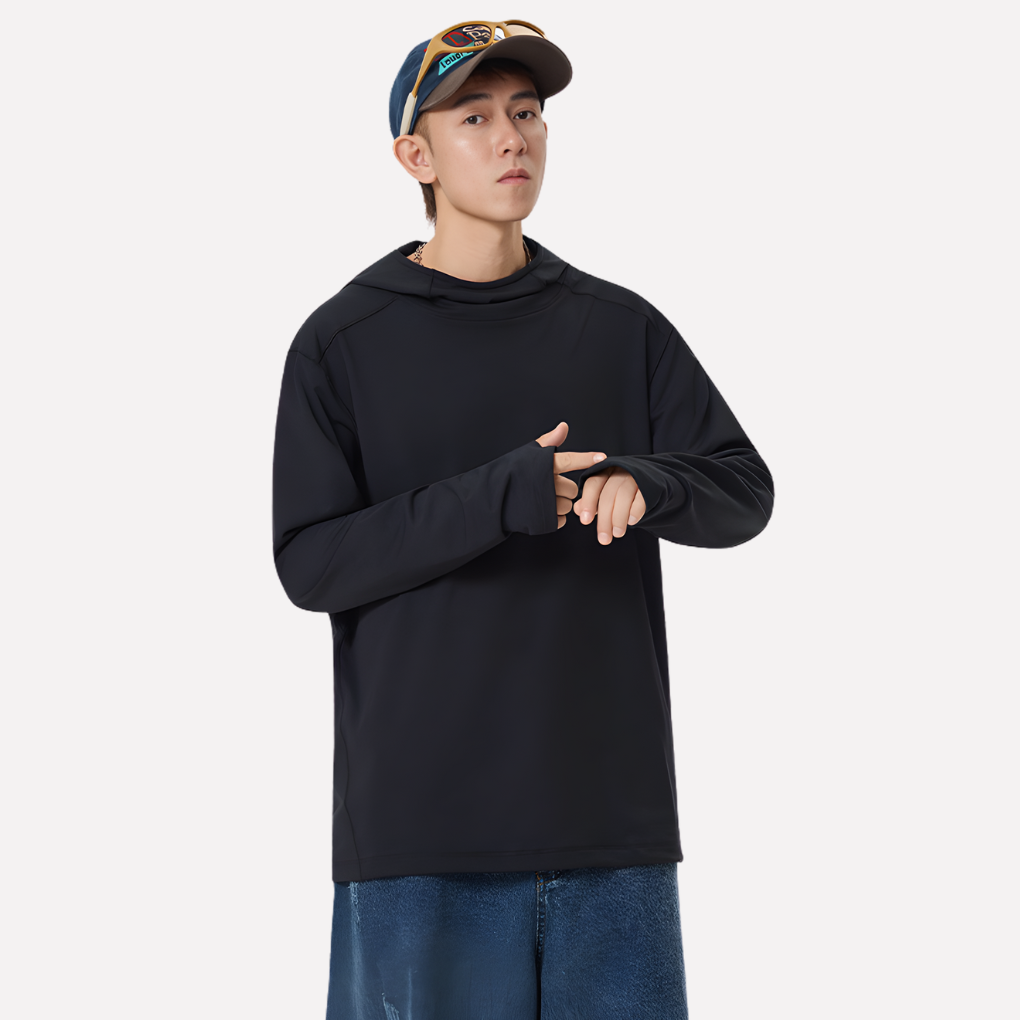 Menns Pullover Hettegenser