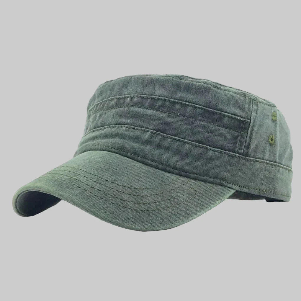 Herre retro militærlue  Klassisk arméstil med moderne preg
