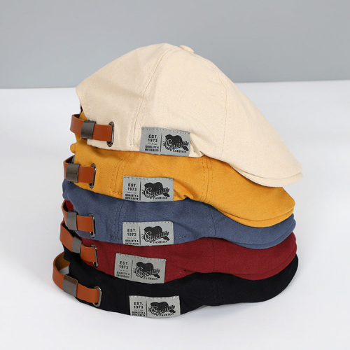 Justerbar og Elegant Beret for Moderne Menn