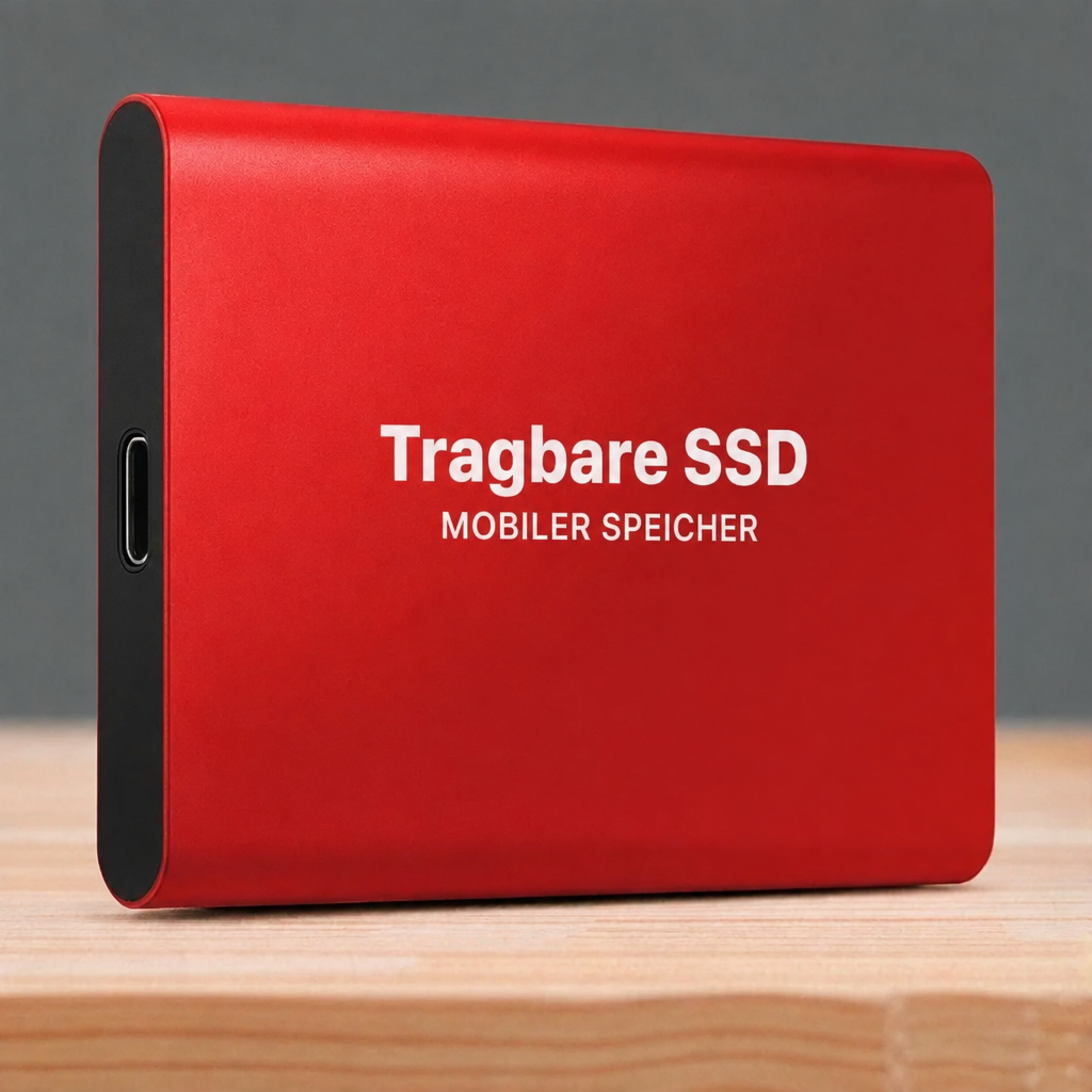 Bærbar 30 TB SSD med robust kabinett