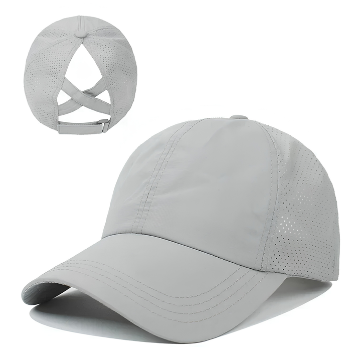 Pustende unisex mesh sports baseball cap med justerbar passform