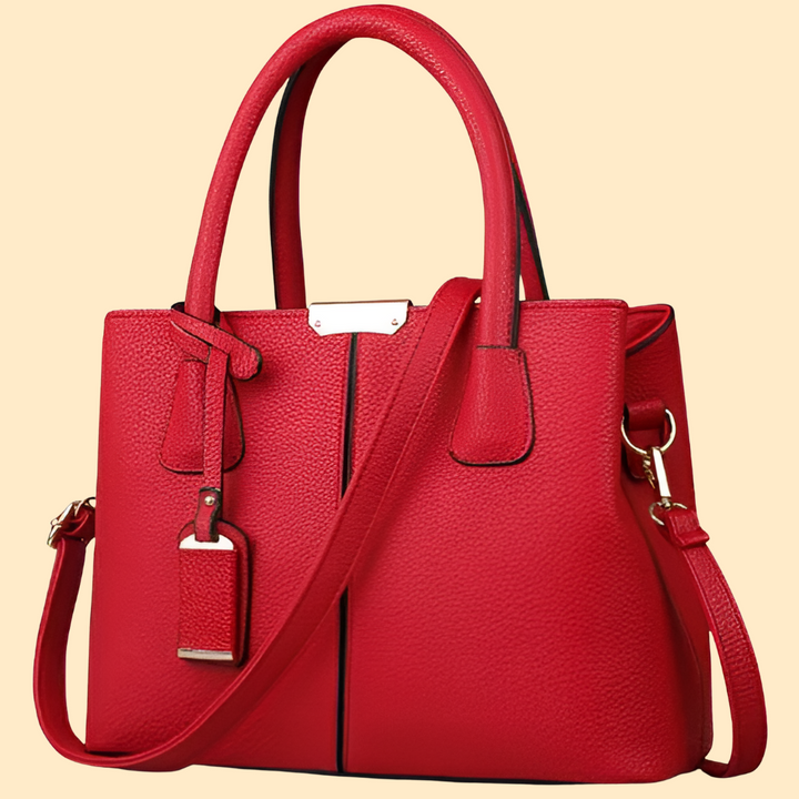 Elegant leather shoulder bag for women