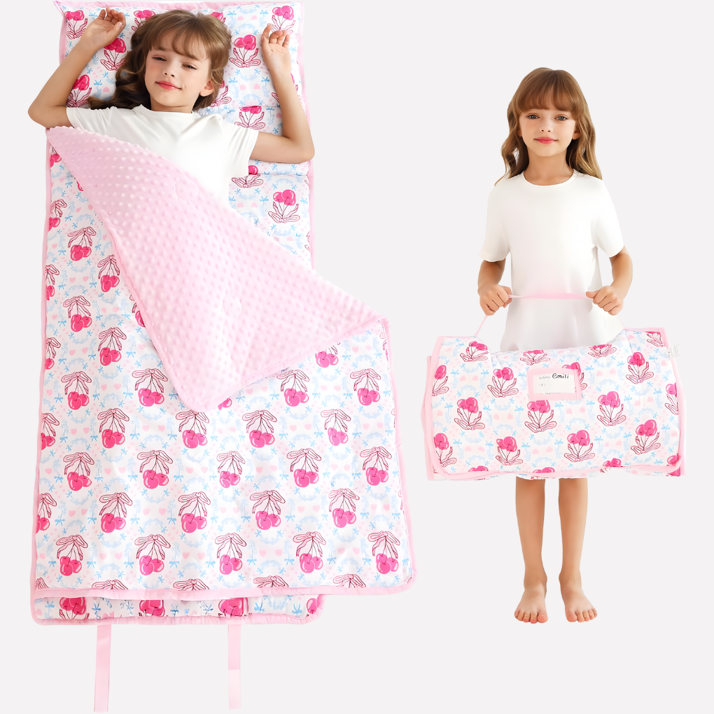 Småbarn Nap Matte med Pute og Blankett