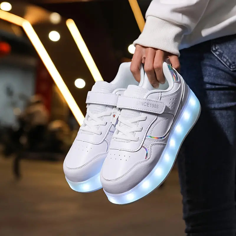 Skli med Stil med Velo – Sneakers med Hjul og Lysende Såler
