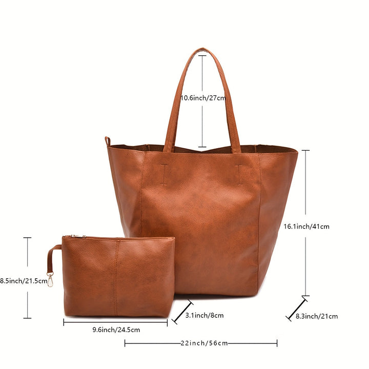 Eleganse Myk Tote-Veske – Praktisk og Moteriktig