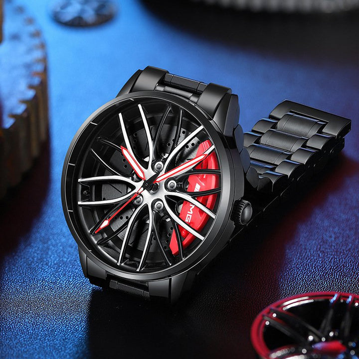 RaceVision – elegant herreklokke med racingdesign