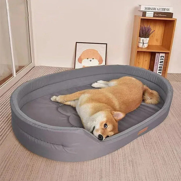 防水で快適な室内外用犬用ベッド