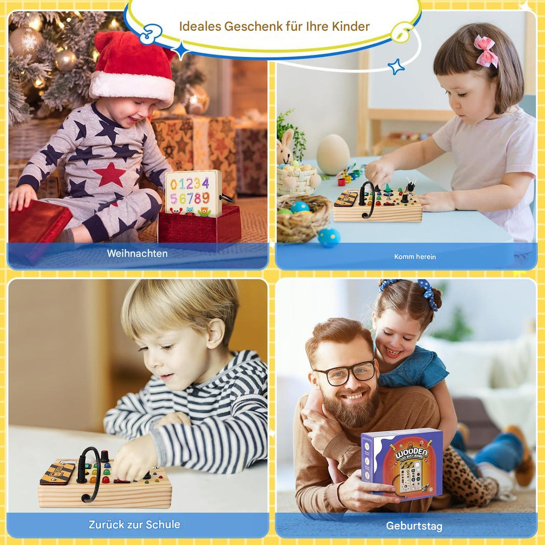 Interaktivt Montessori-brett for barn - BrightStart