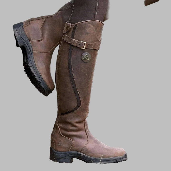 Waterproof winter riding shoes for women