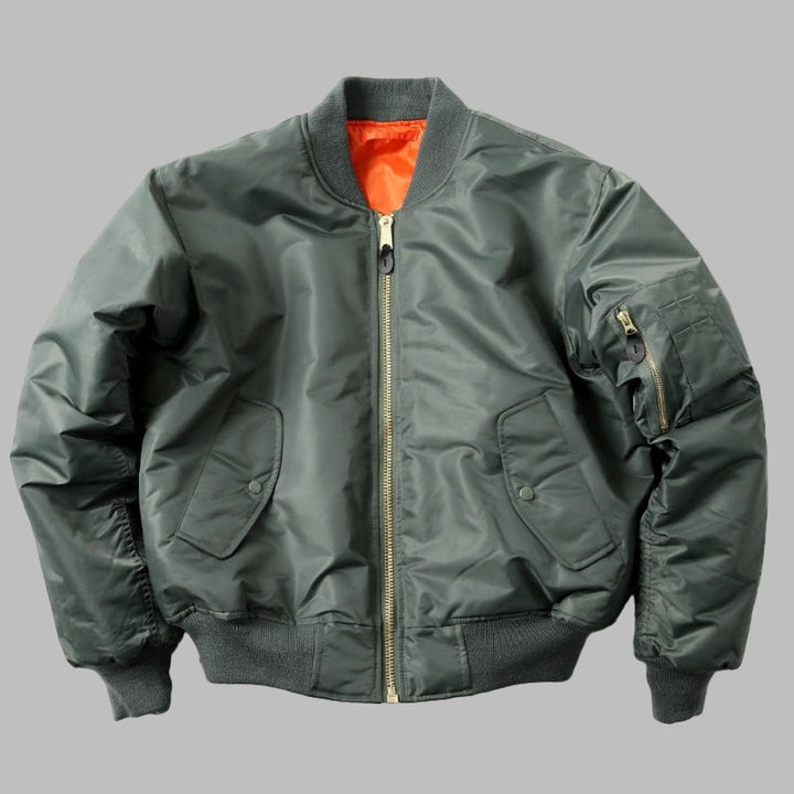 Classic bomber jacket for women, unisex