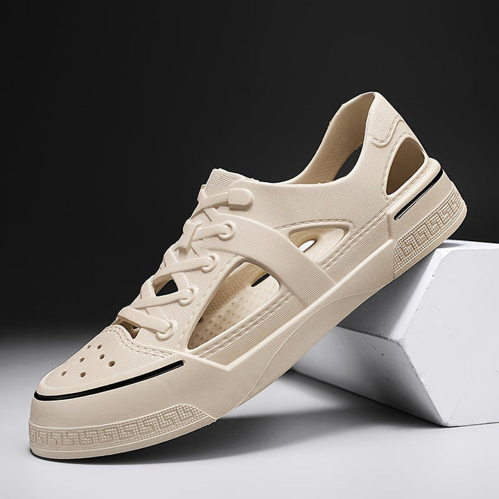 Lightweight water shoes in sneaker style for active adventures