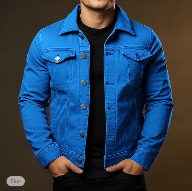 Modern and timeless denim jacket for men