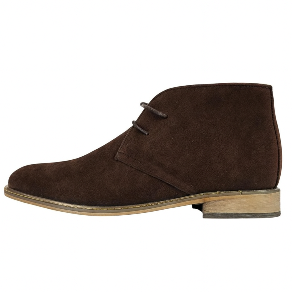 Classic desert boots for men in vintage style