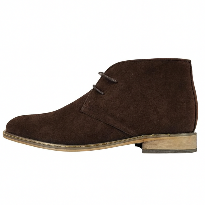 Classic desert boots for men in vintage style