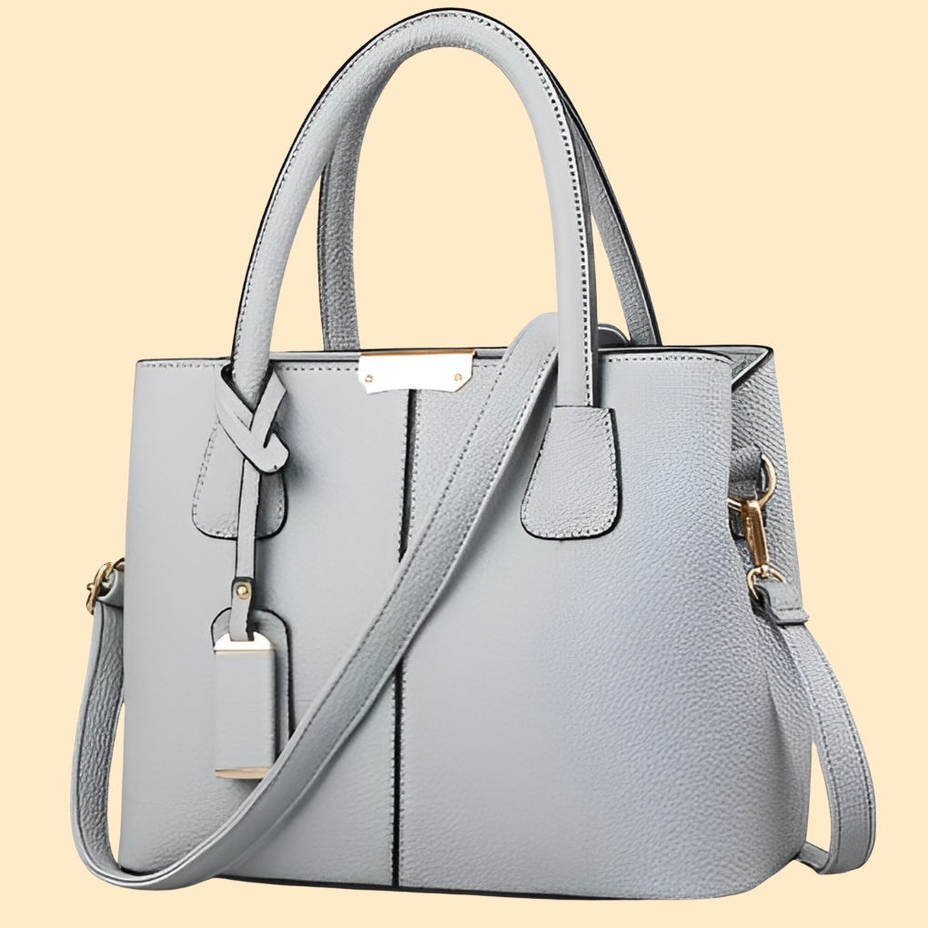 Elegant leather shoulder bag for women