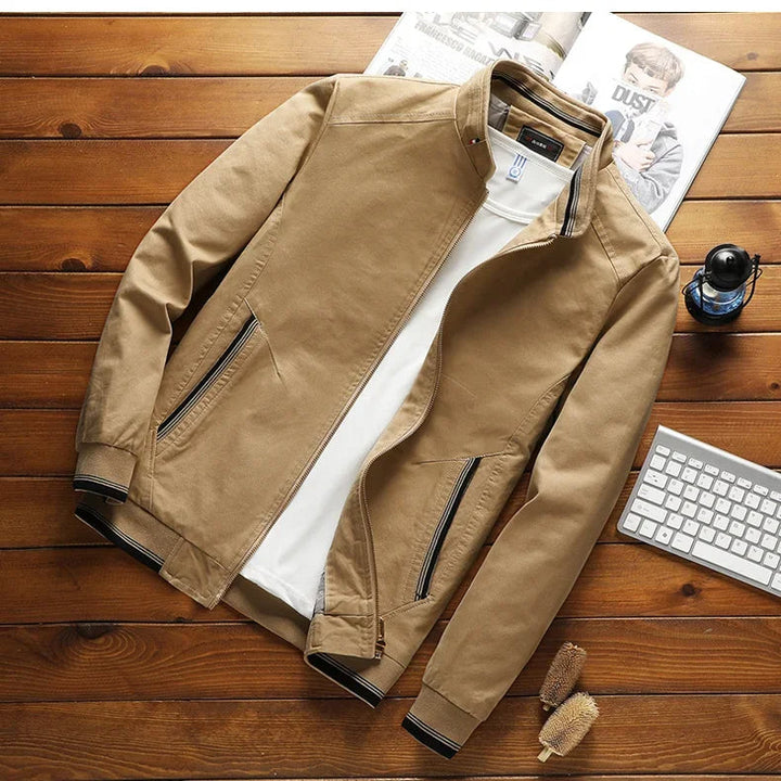 Stylish cotton bomber jacket for men