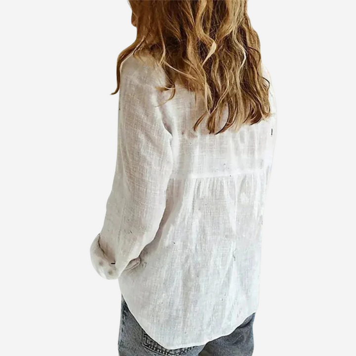 Classic linen shirt with vintage feel