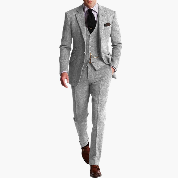 Menns formelle dress-set med jakke og vest