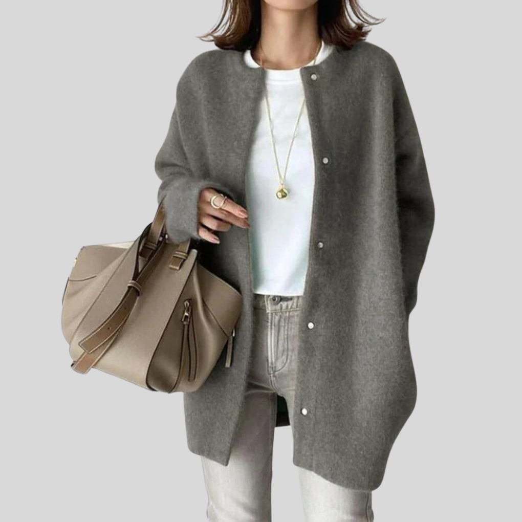 Elegant cardigan – Raffinert strikket lag