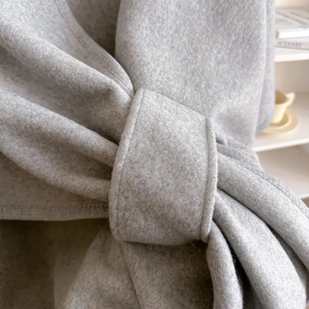 Windproof shawl coat for women