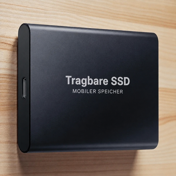 Bærbar 30 TB SSD med robust kabinett