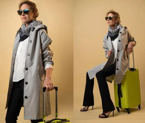 Waterproof Oversized Trenchcoat for Spring and Summer