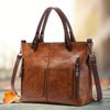 Elegante klassische Schultertasche aus Leder