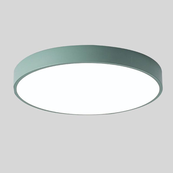 Rund Nordic Macaron-taklampe i tre