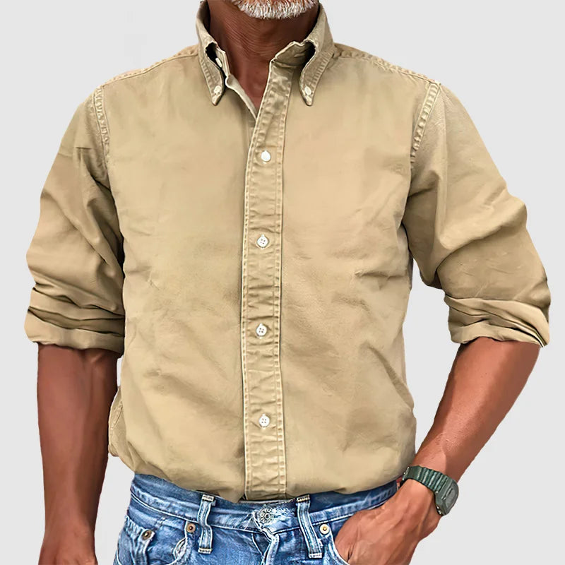 Classic long-sleeve men's shirt