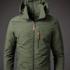 Waterproof and windproof men's jacket for outdoor life