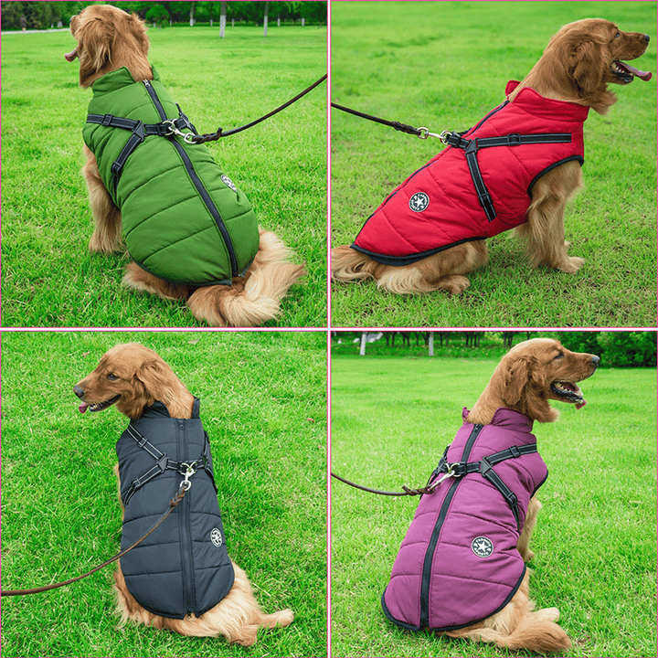PupGuard - Vinterjakke for Hund med Sele