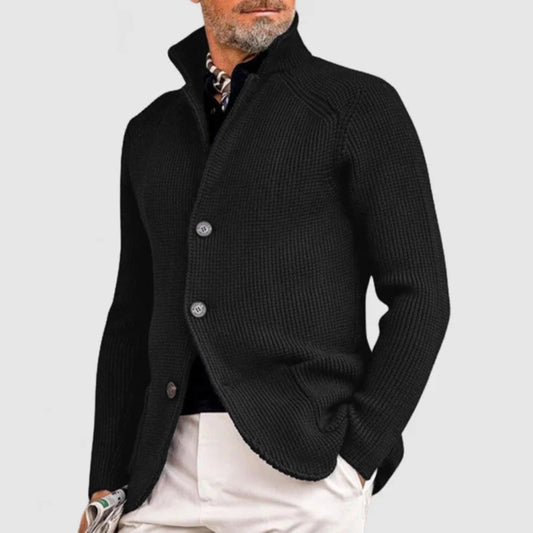 Strikket cardigan for menn