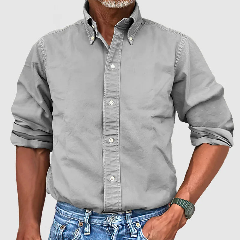 Classic long-sleeve men's shirt