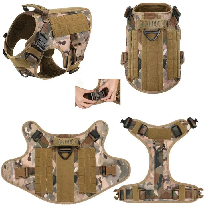 Tactical dog harness without pull