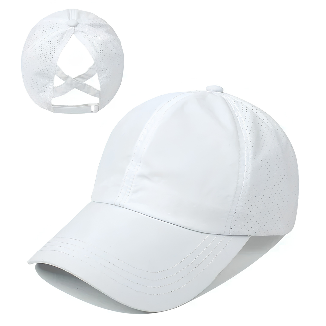 Pustende unisex mesh sports baseball cap med justerbar passform