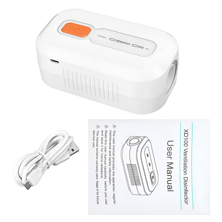 Bærbar CPAP-renser og -desinfeksjonsmiddel