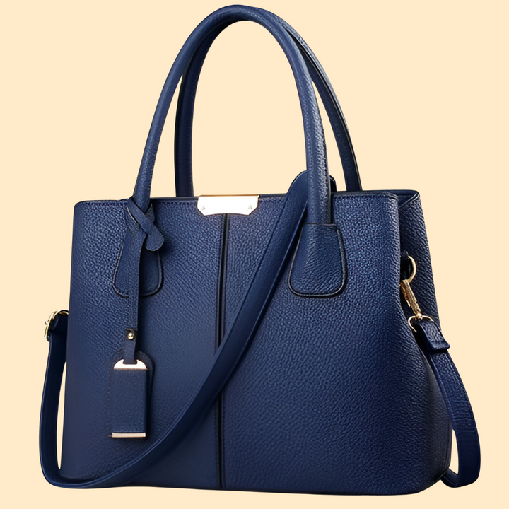 Elegant leather shoulder bag for women