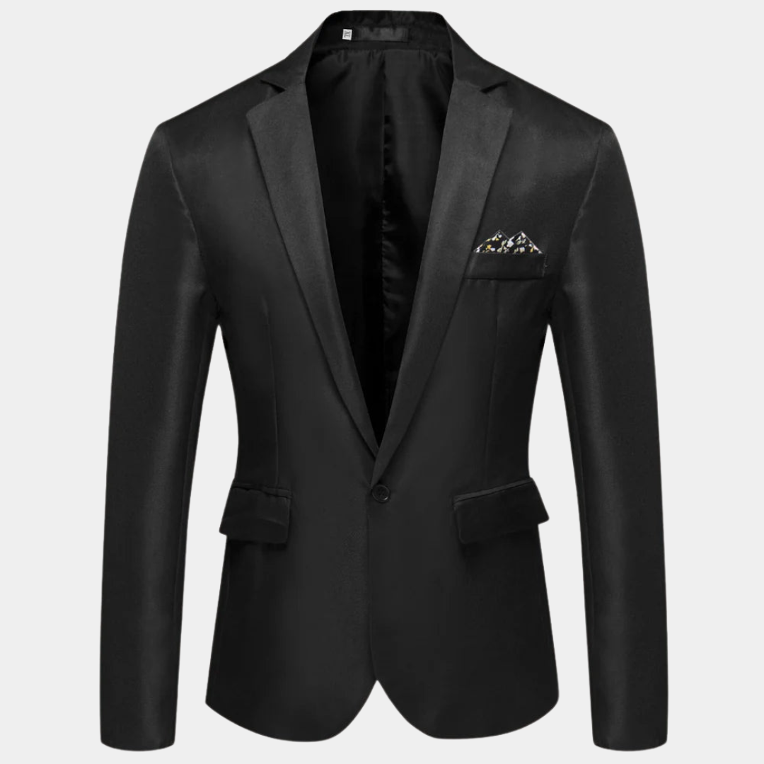 Herreblazer med moderne design og komfortabel passform