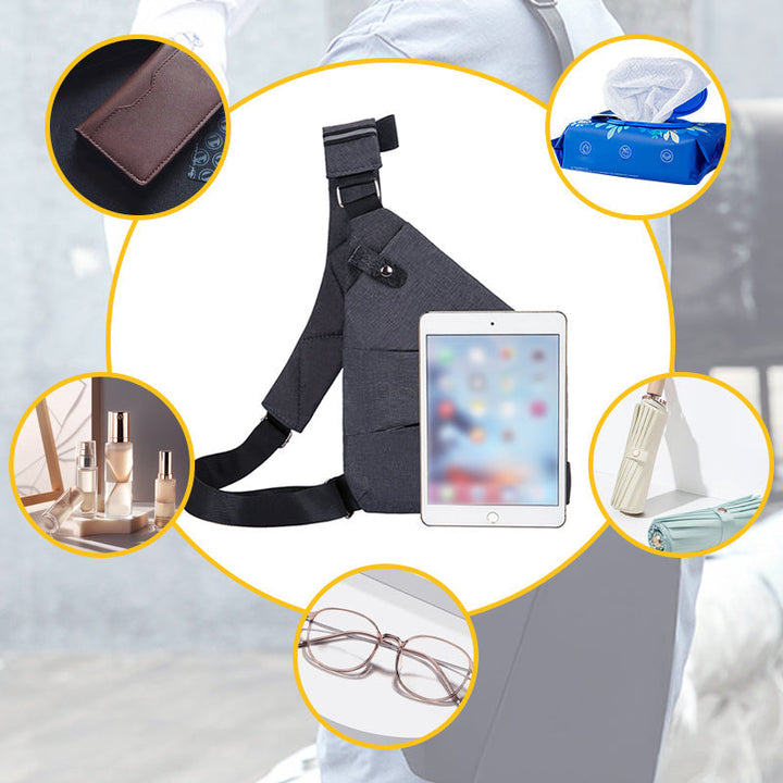 SecureCarry – Anti-tyveri Skulderveske med Flere Rom