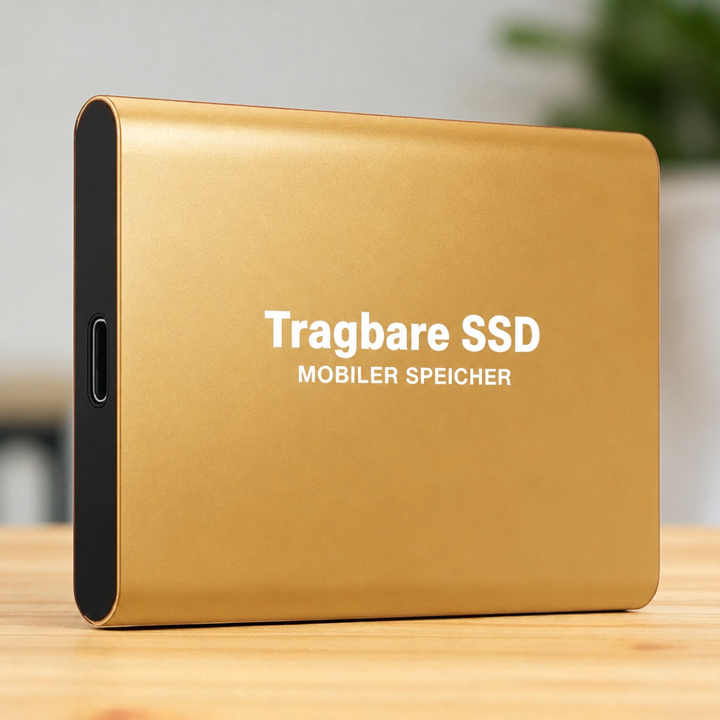 Bærbar 30 TB SSD med robust kabinett