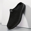 Orthopedic men's sandals with on-and-off function