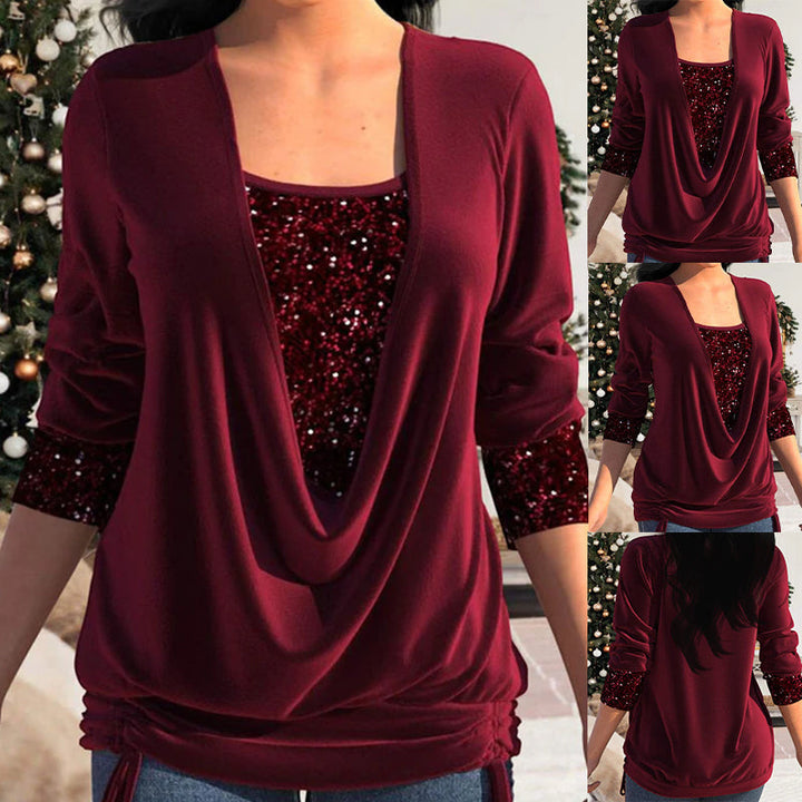 Trendy damebluse – Elin