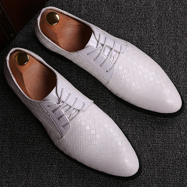Classic Leather Lace-Up Shoes for Men