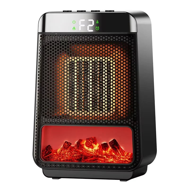 Bærbar vifteovn 1500 W med PTC-teknologi